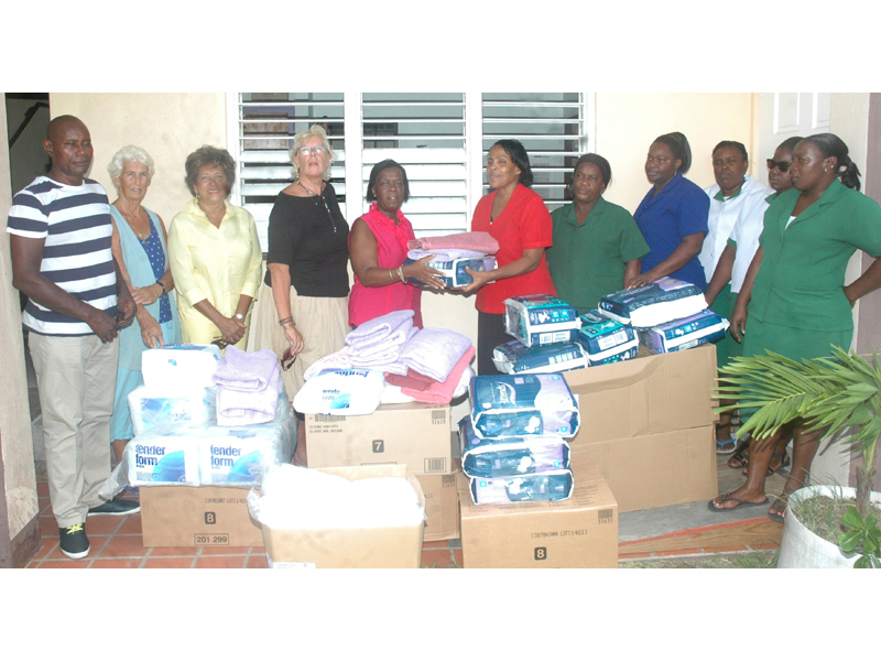 Carriacou Rotary corps present Top Hill with stores